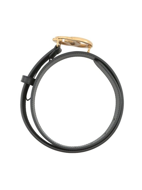 Gucci Belt Double Leather 70 Black main image 4
